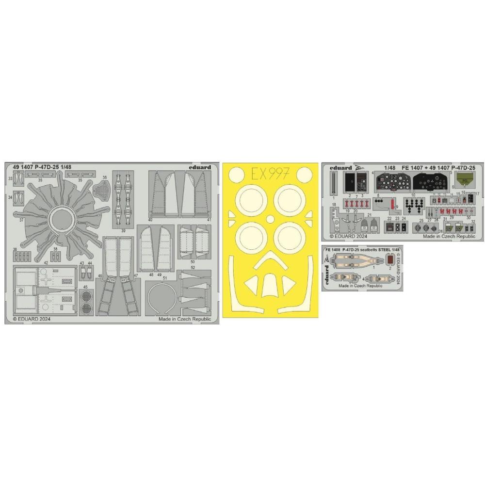 EDUARD: 1:48 BIG ED: Republic P-47D-25 Thunderbolt