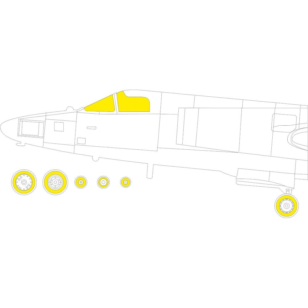 EDUARD: 1:48 Lockheed U-2R Dragon TFace  Masking Tape
