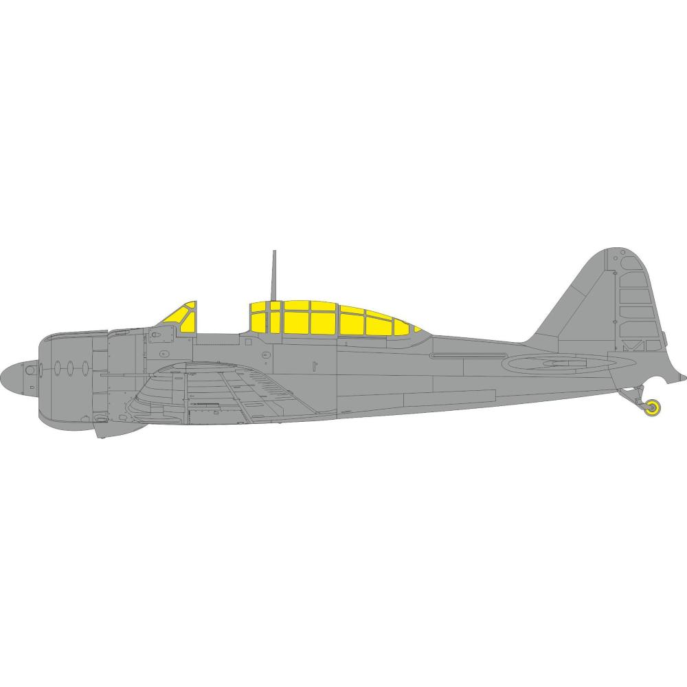 EDUARD: 1:48 Mitsubishi A6M2-K TFace  Masking Tape