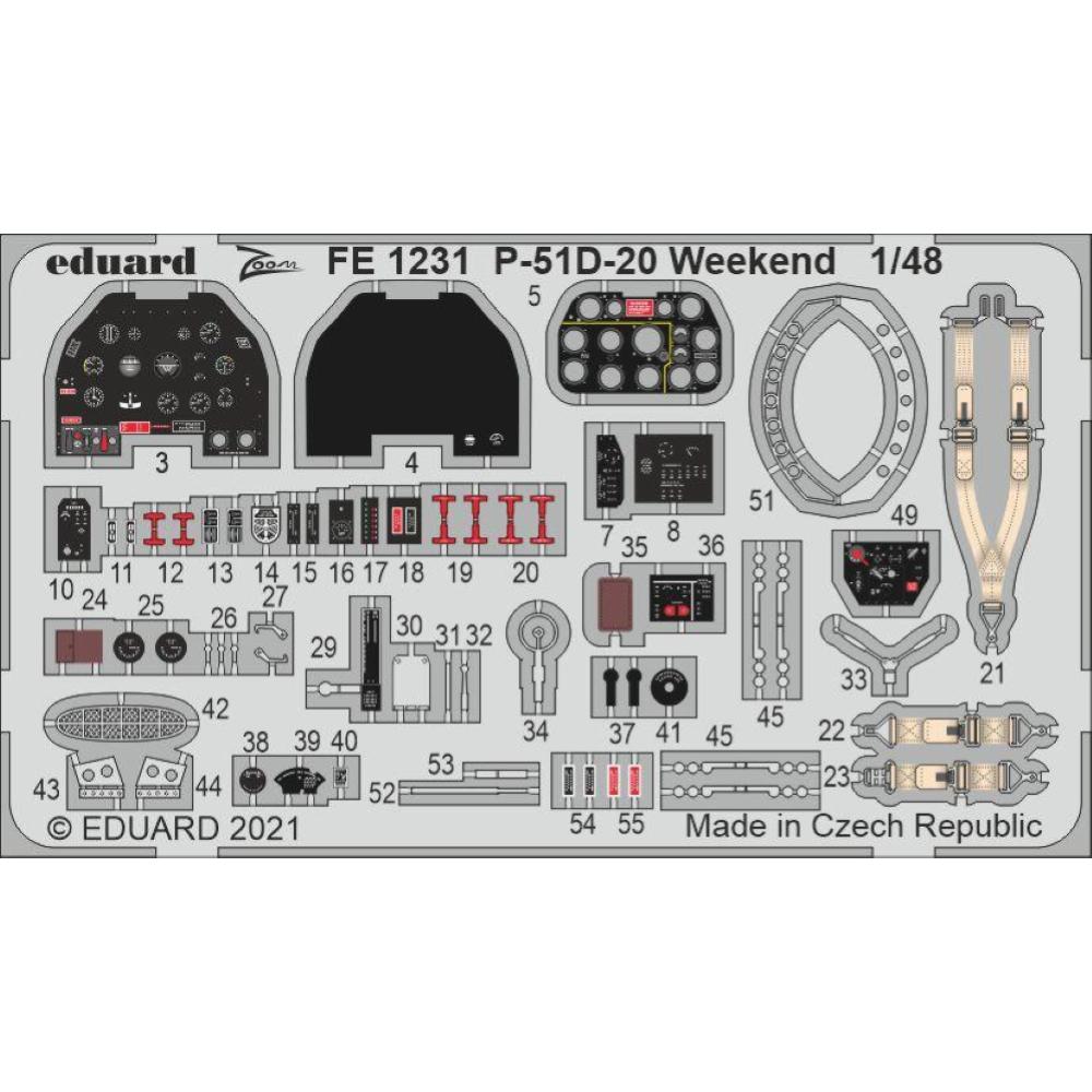 EDUARD: 1:48 North-American P-51D-20 Mustang Weekend