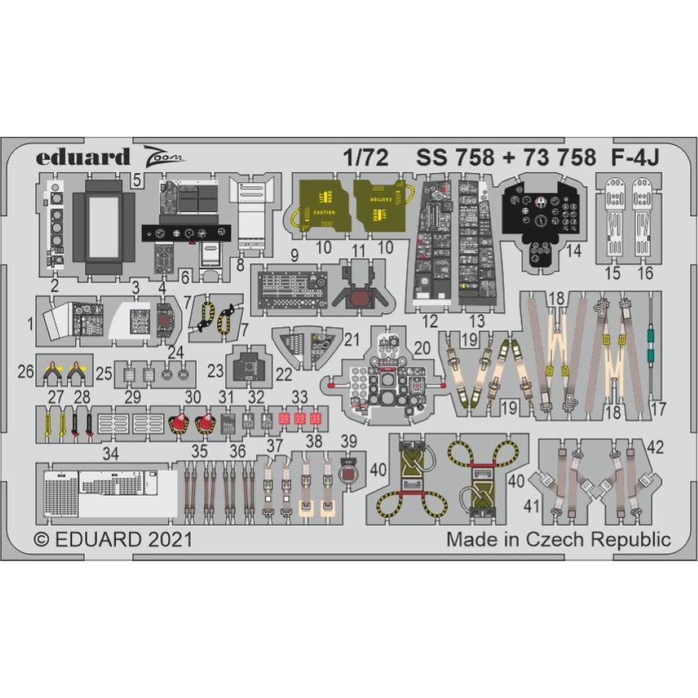 EDUARD: 1:72 McDonnell F-4J Phantom II