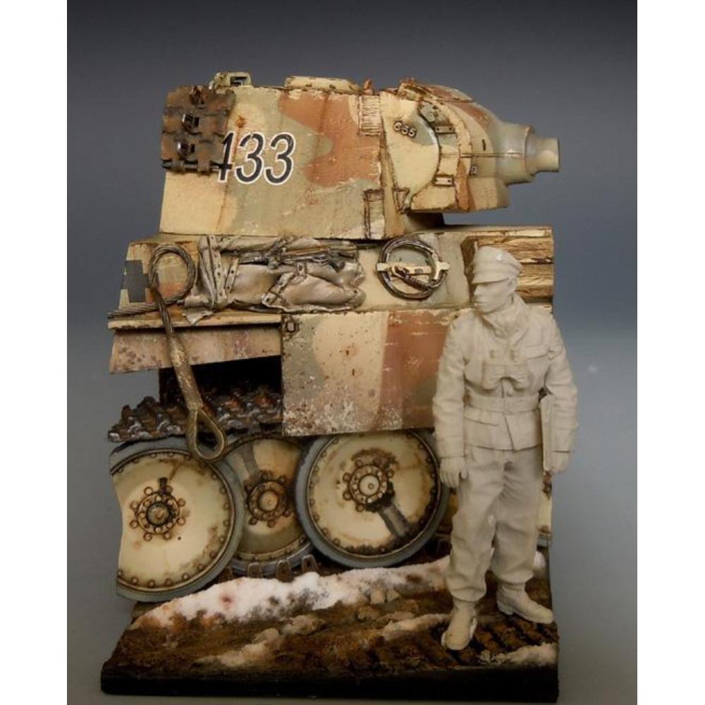 Darius Miniatures: 1:35; Scenerie 21 - WWII - Panther G Wanne & Turmmitte