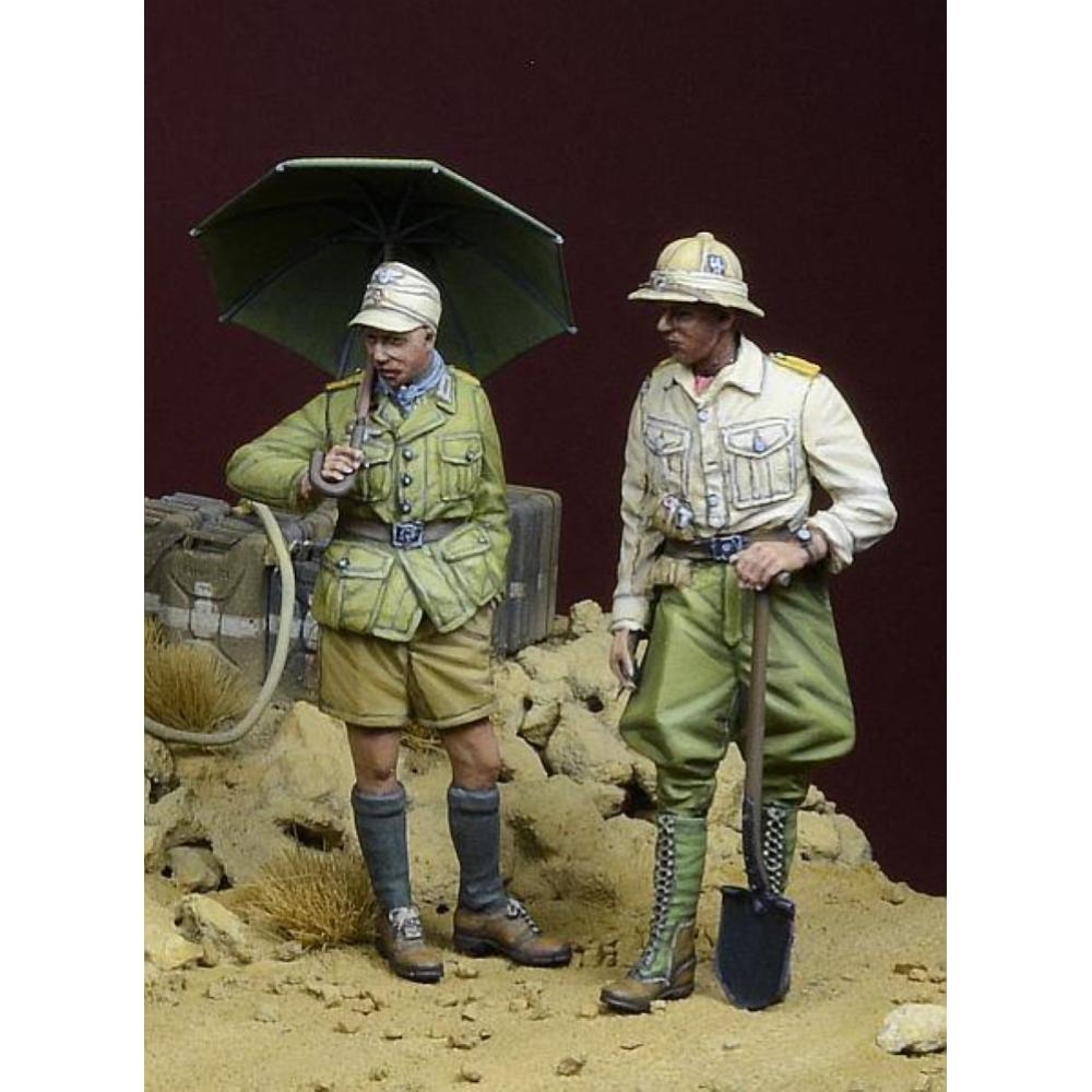 D-DAY miniatures: 1:35; Afrikakorps Soldiers at rest vol.2, Nord Africa