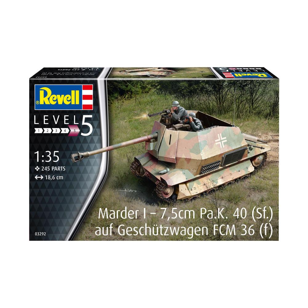 Revell: 1:35 Marder I - 7,5cm Pa.K. 40 (Sf.) auf FCM 36(f)