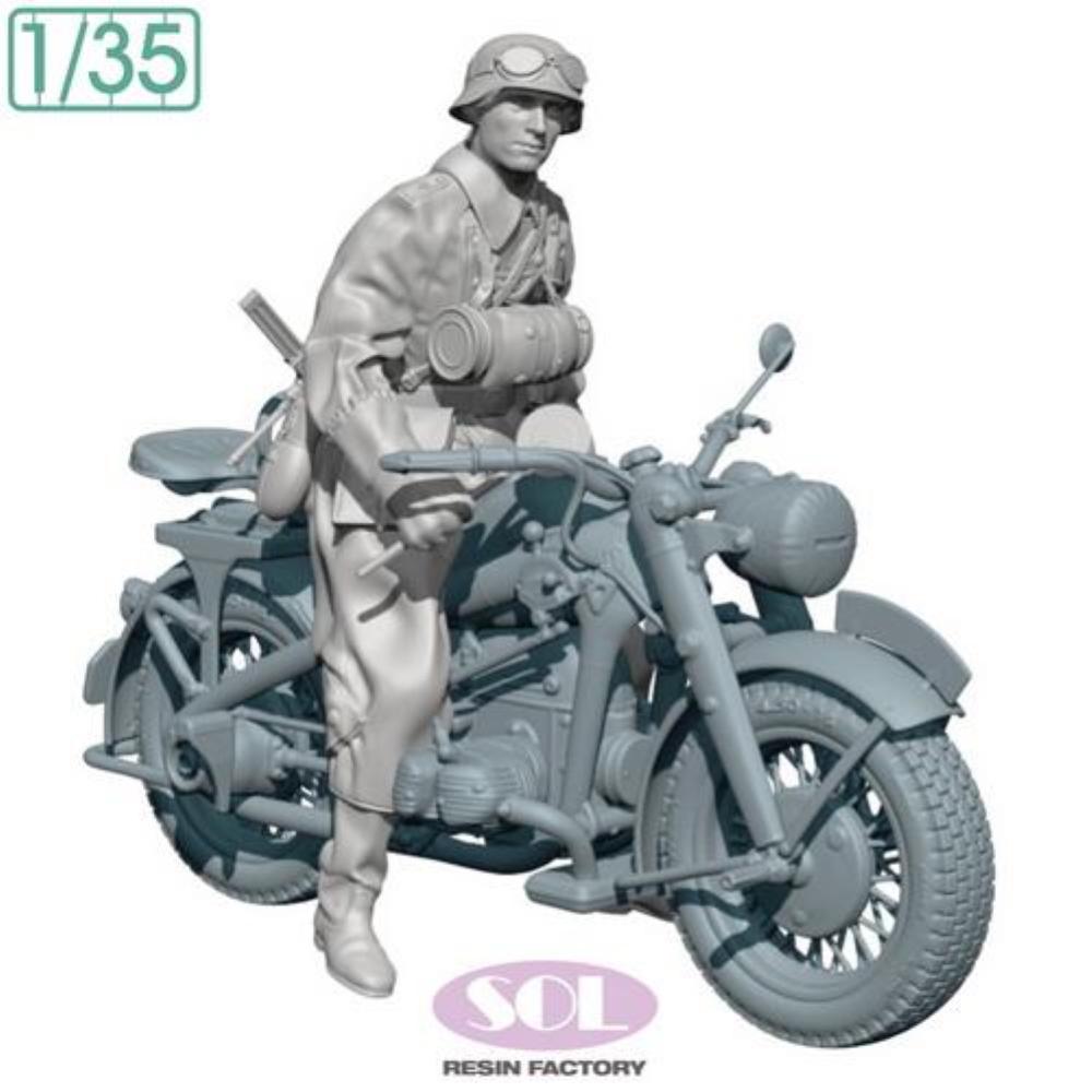 SOL MODEL: 1:35; WWII German KS750 w/Feldgendarmerie (3D Printed)