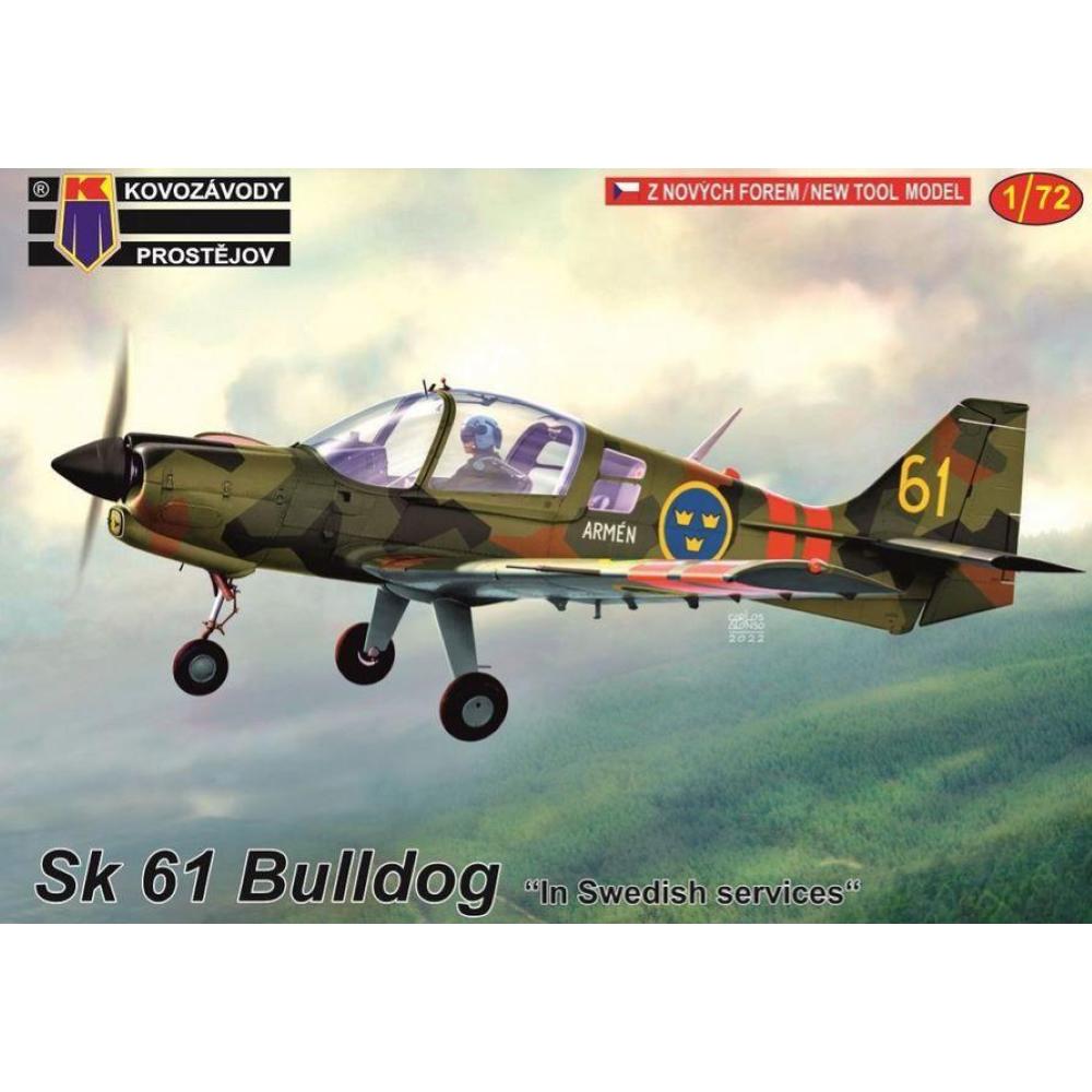 Kovozavody Prostejov: 1:72; Scottish Aviation Sk-61 Bulldog "Swedish Service"