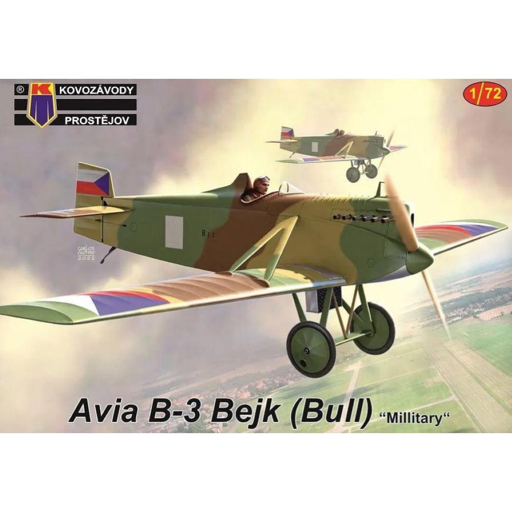 Kovozavody Prostejov: 1:72; Avia B-3 Bull "Military"