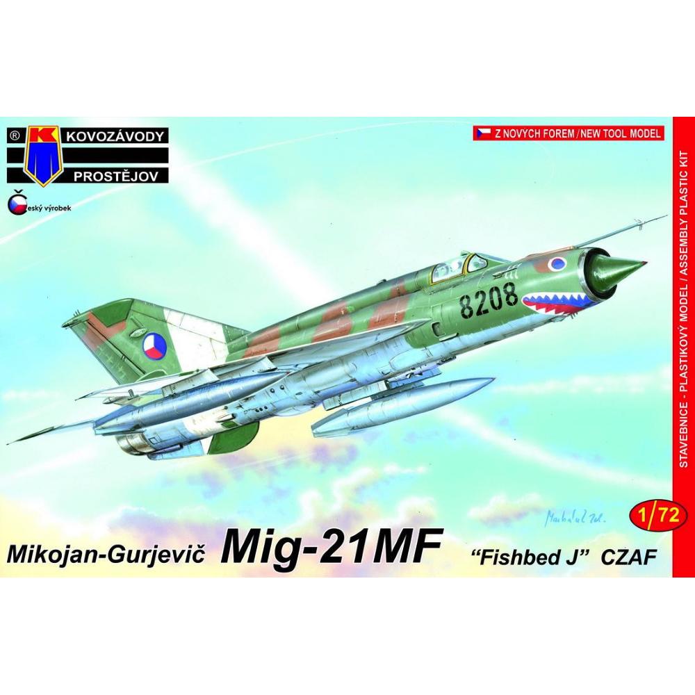 Kovozavody Prostejov: 1:72; Mikoyan MiG-21MF Fishbed J "Czechoslovak AF"