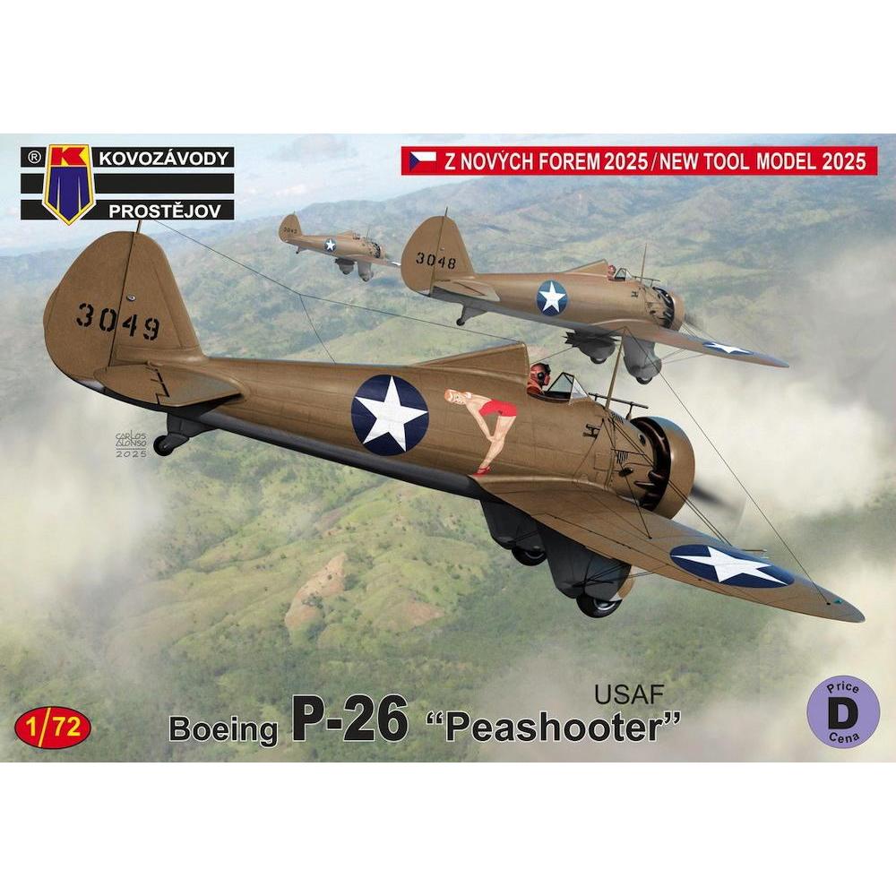 Kovozavody Prostejov: 1:72; Boeing P-26 Peashooter "USAAF"