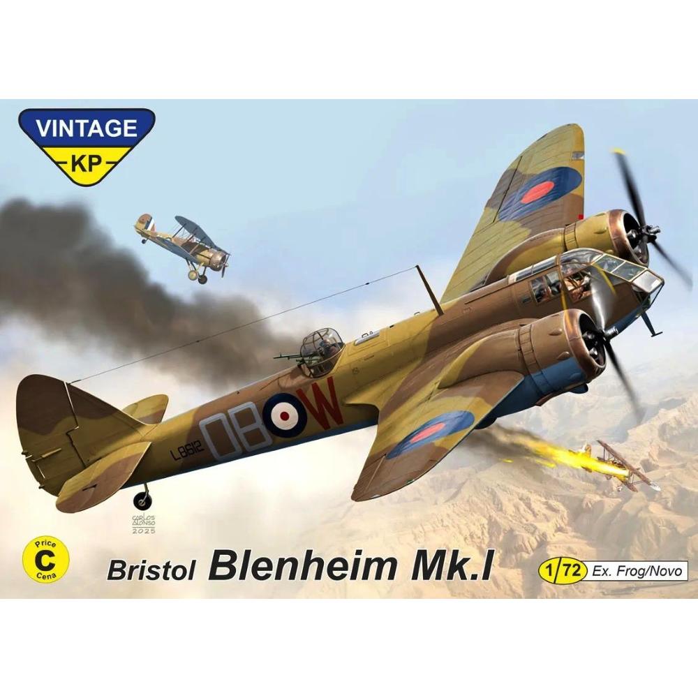 Kovozavody Prostejov: 1:72; "Vintage KP" Bristol Blenheim Mk.I