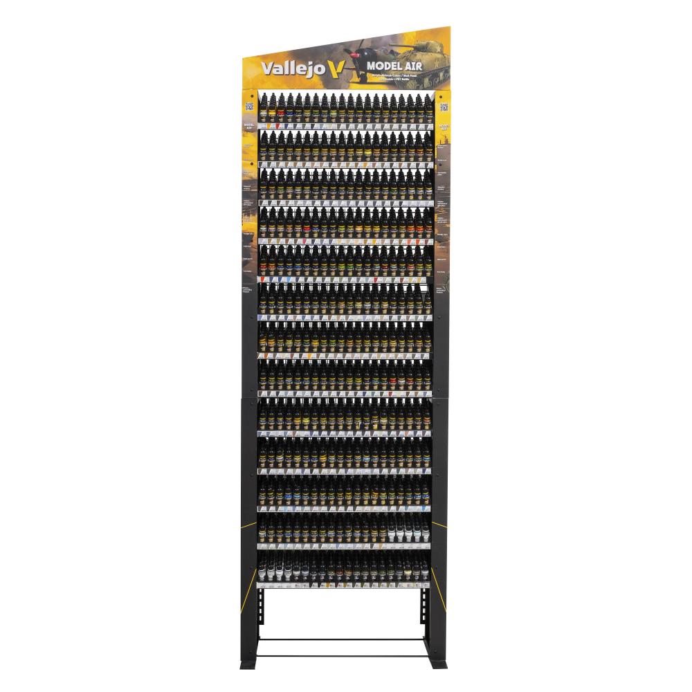 Vallejo 244 colors/auxiliaries + 16 primers in bottles. 18 ml