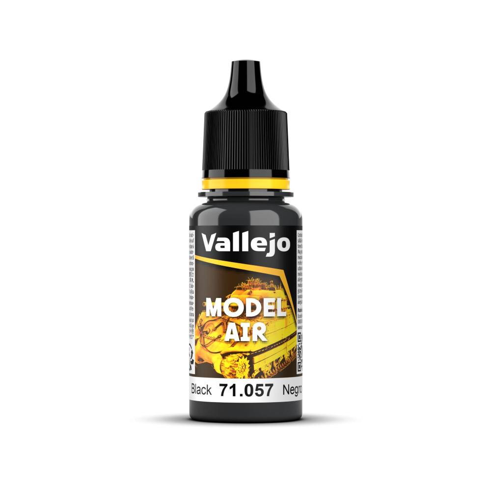 VALLEJO Model Air Color Black 18 ml