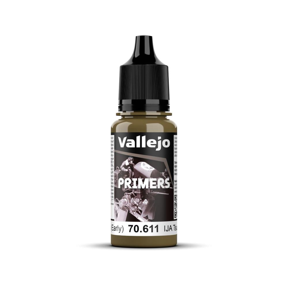 VALLEJO Primer Color IJATsuchiKusaIRO Earth Green (early) 18 ml