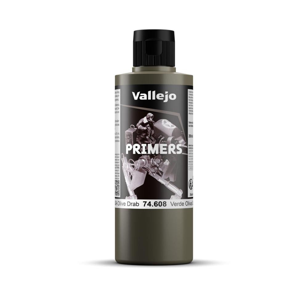 Vallejo Primer Color U.S. Olive Drab 200 ml
