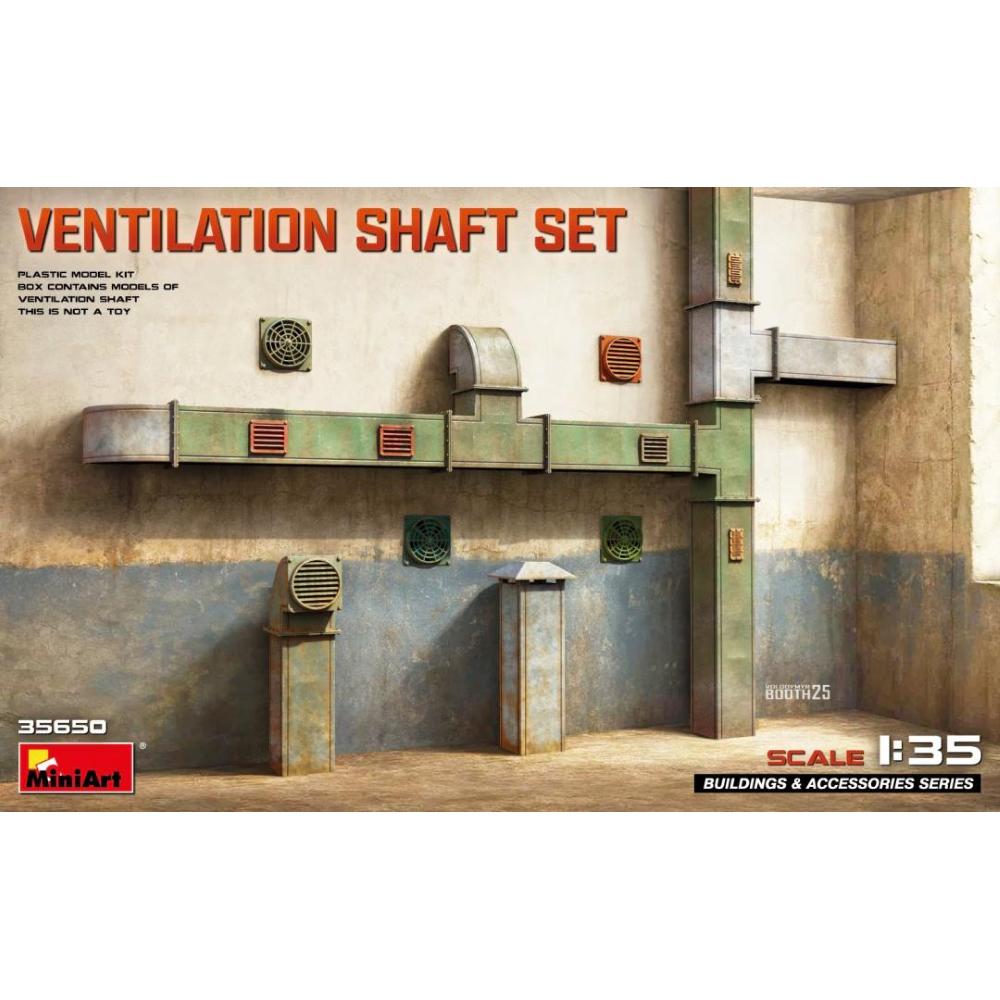 Miniart: 1/35 Ventilation Shaft Set