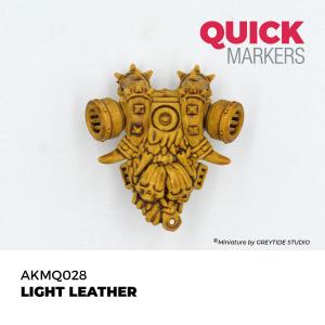 AK Interactive: LIGHT LEATHER - QUICK MARKERS