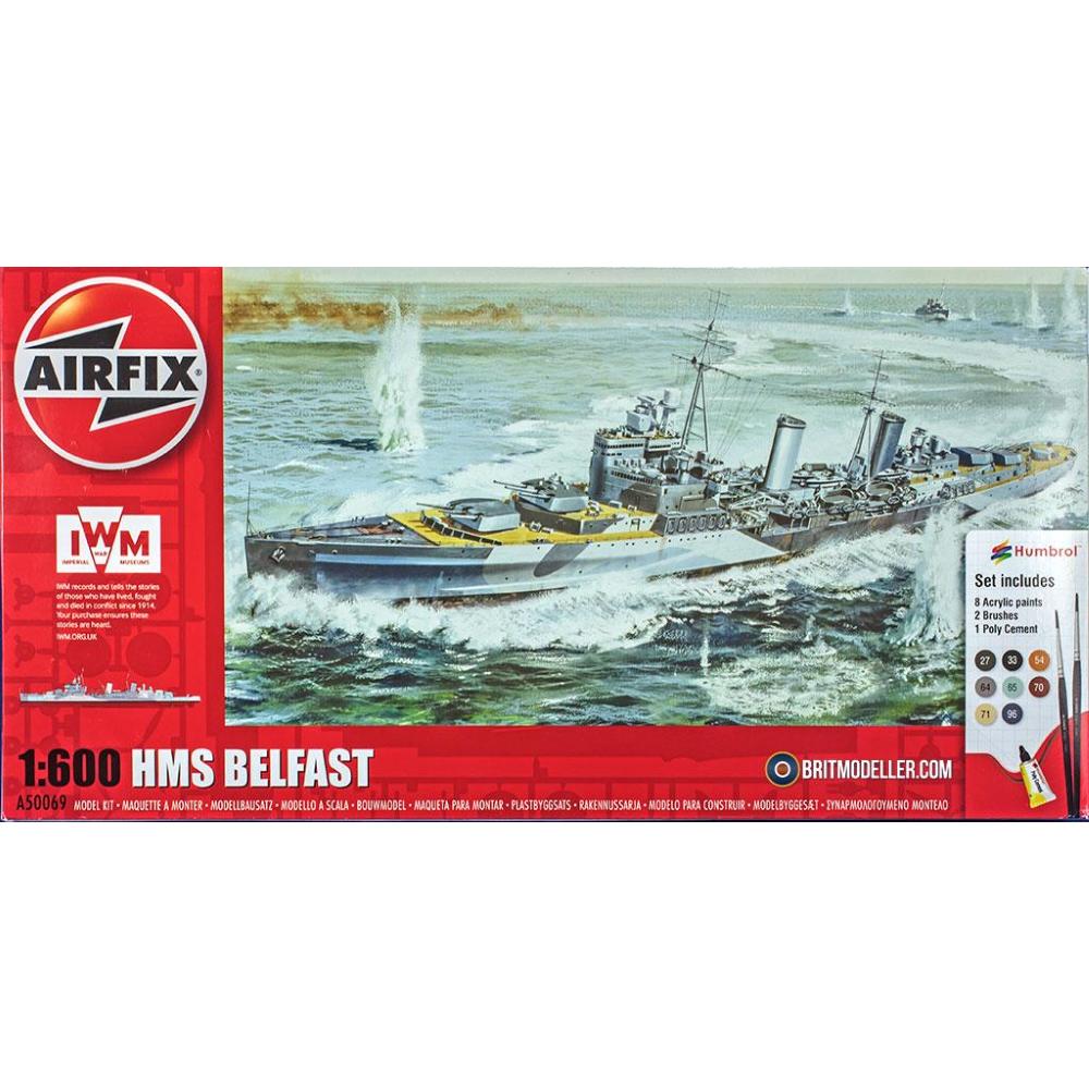Airfix: 1:600 Scale - HMS Belfast Gift Set
