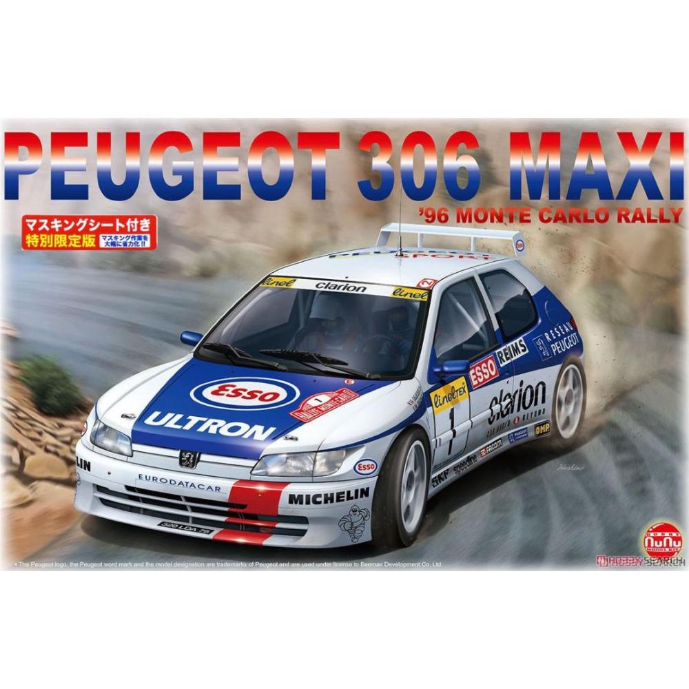 NuNu: 1:24 Peugeot 306 Maxi 1996 Rally Monte Carlo
