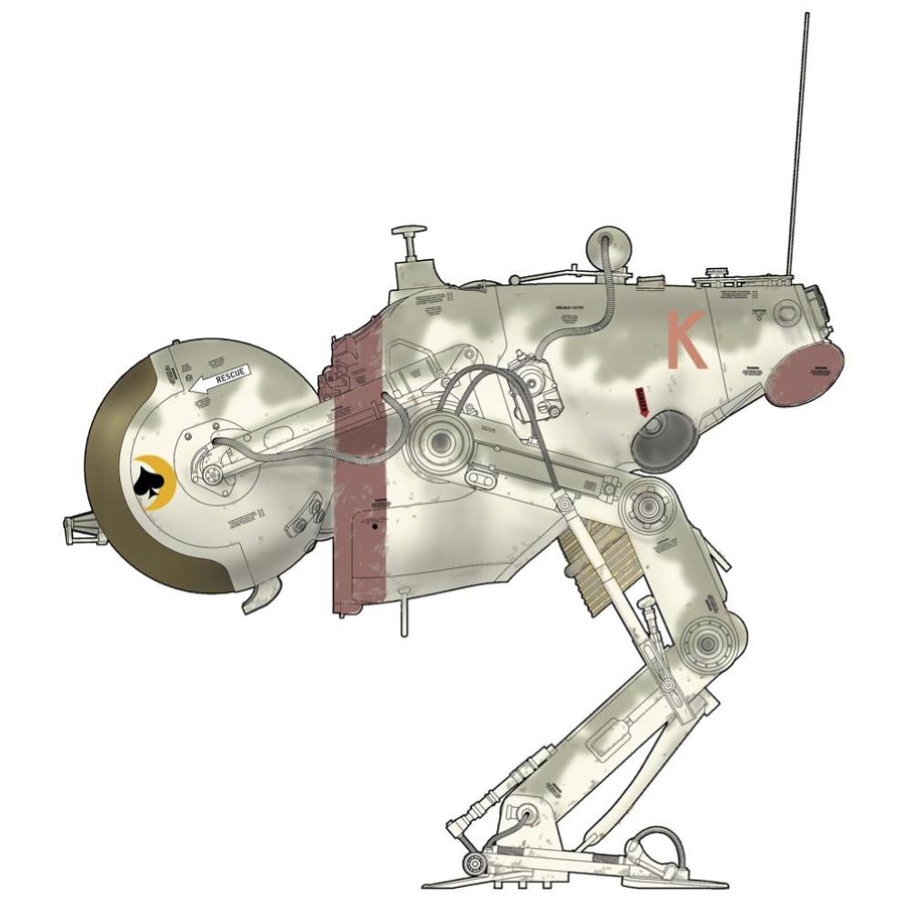 HASEGAWA: 1:20 1/20 Maschinenkrieger Luna Lum-168 Camel