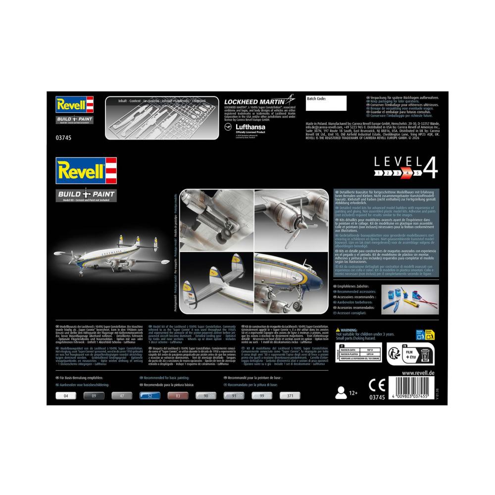 Revell: 1:144 Lockheed L-1049G Super Constellation