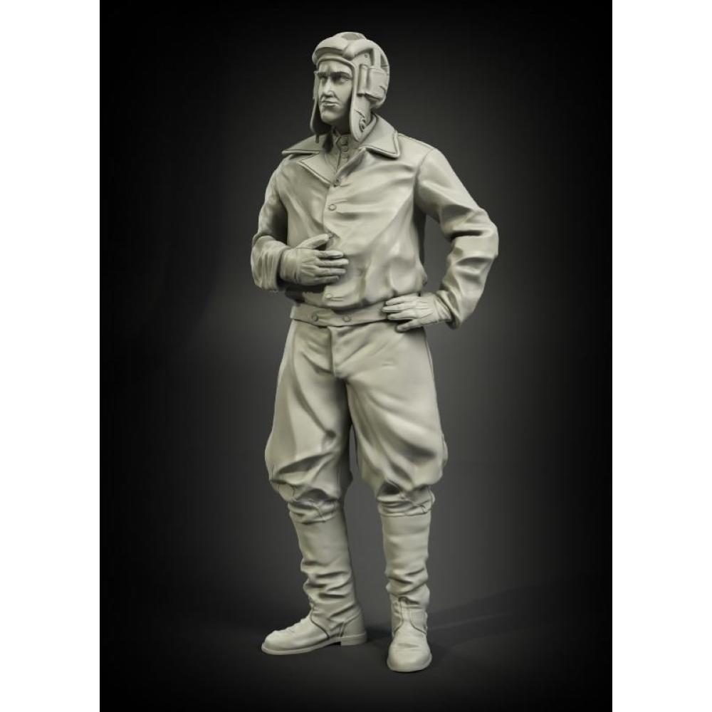 PANZERART: 1:35 Soviet tanker w/ captured leather jacket