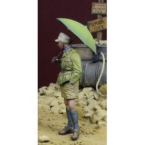D-DAY miniatures: 1:35; DAK Soldier with a Parasol, Nord Africa 1941-43