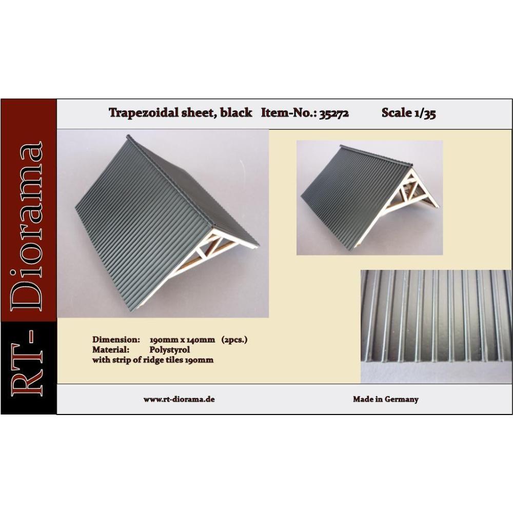 RT-DIORAMA: 1:35; Trapezoidal sheet (black)