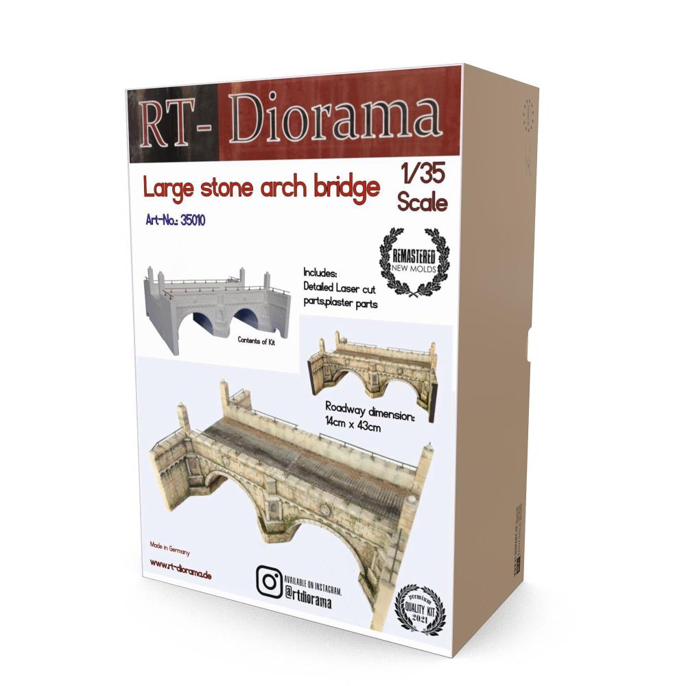 RT-DIORAMA: 1:35; Large Stone arch bridge