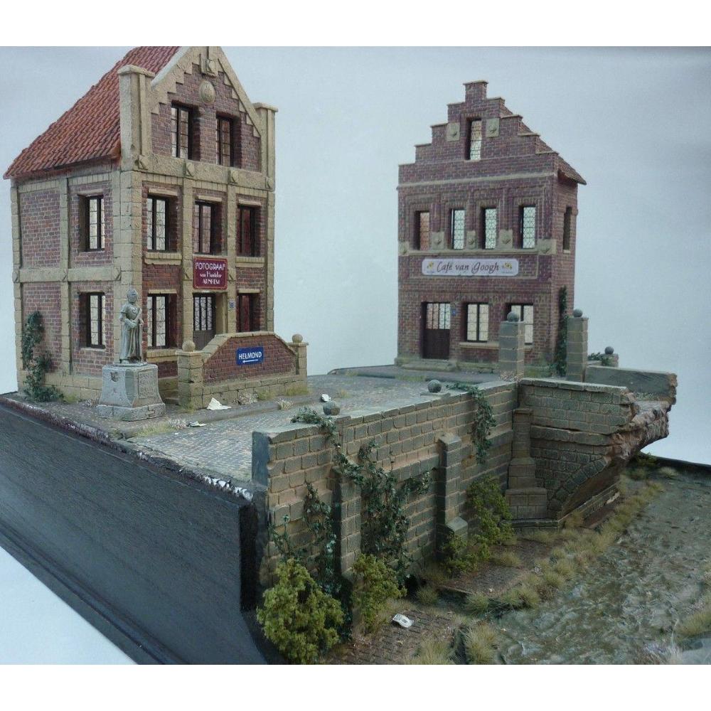 RT-DIORAMA: 1:35; Diorama-Base: "Broken Bridge"