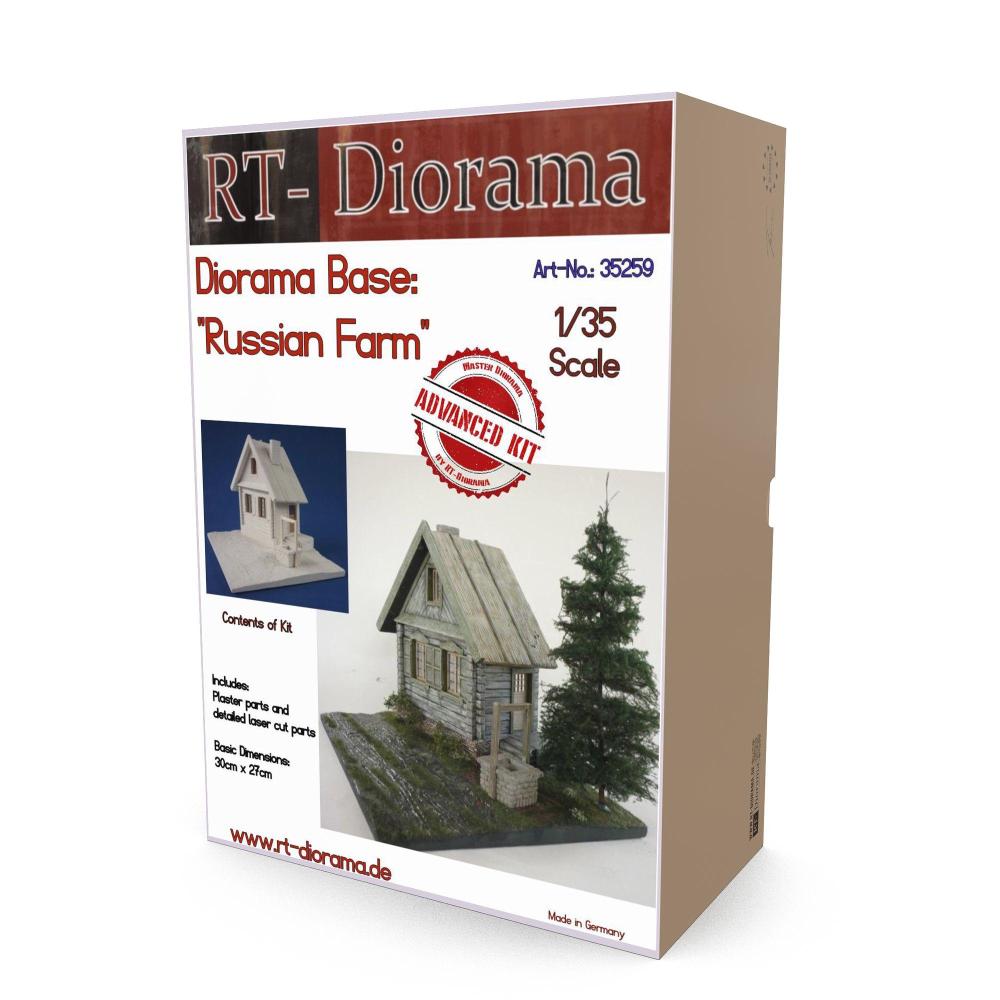 RT-DIORAMA: 1:35; Diorama-Base: Russian Farm