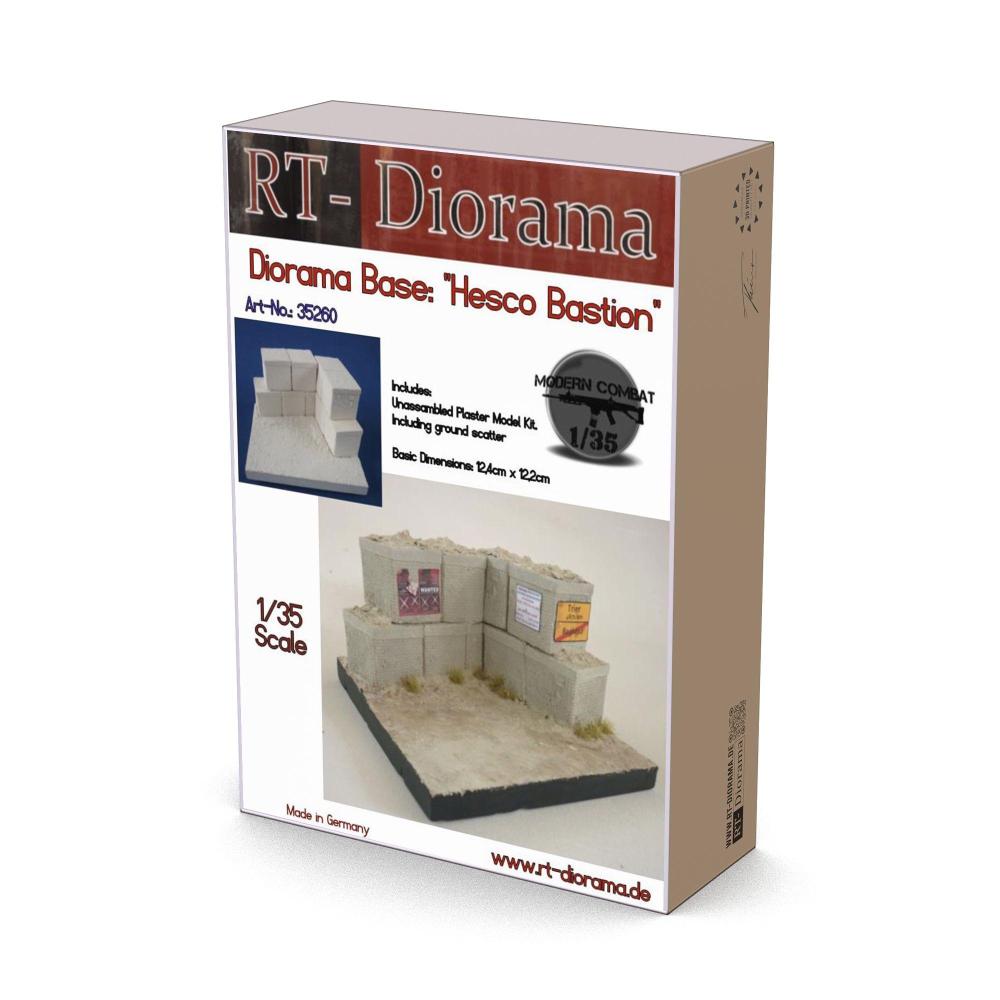RT-DIORAMA: 1:35; Diorama-Base: Hesco Bastion