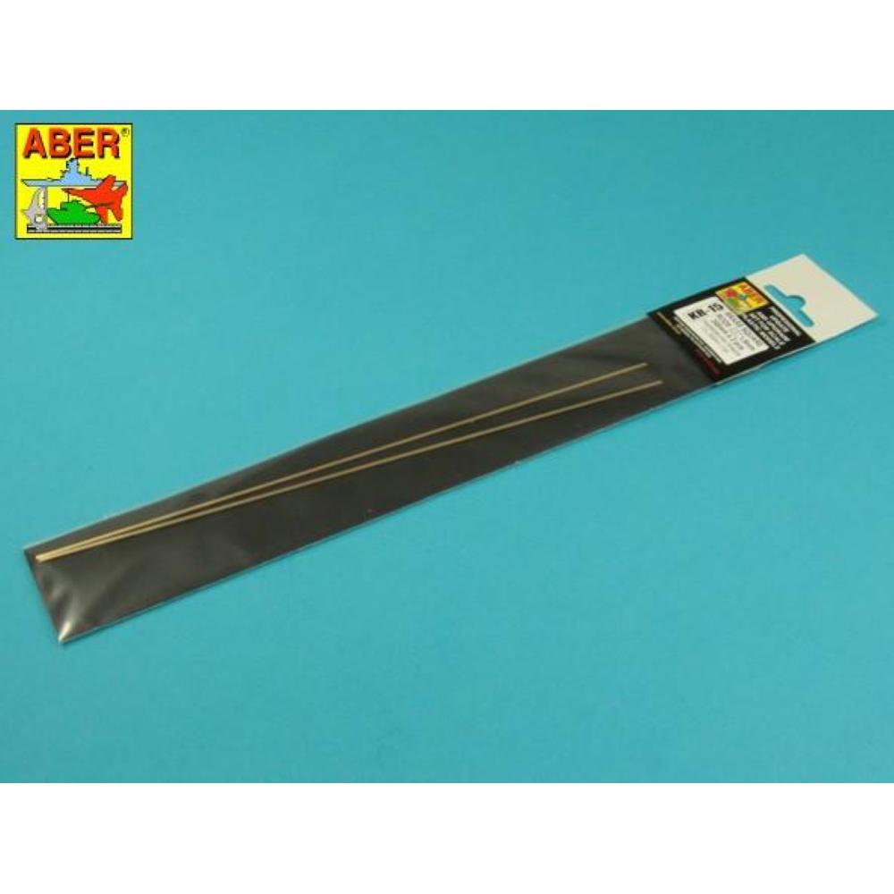 ABER: 1:35 Brass square rods 1,5 mm length 245mm x2 pcs.
