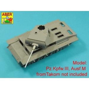 ABER: 1:35 Germ.50mm KwK39L/60 Barrel Pz.Kpfw.IIIAusfJ, L,M.
