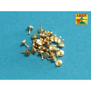 ABER: 1:16 Turned imitation of Hexagonal bolts 1,3 mm 30 pcs.