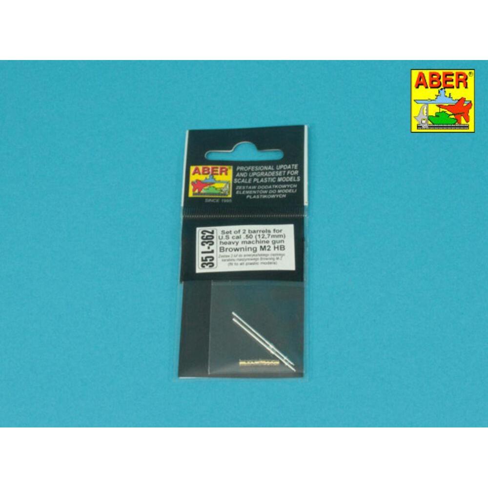 ABER: 1:35 Set of 2 barrels for U.S. cal.50 Browning M2 HB