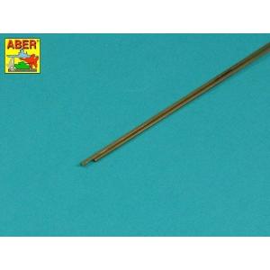 ABER: 1:35 Brass  hexagonal rods 1,5mm length 245mm x2 pcs.