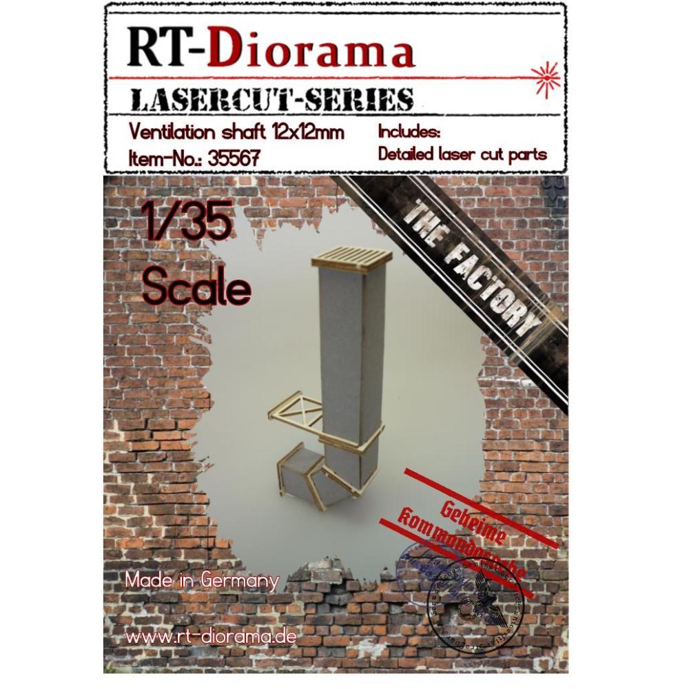 RT-DIORAMA: 1:35; Ventilation shaft 12x12mm
