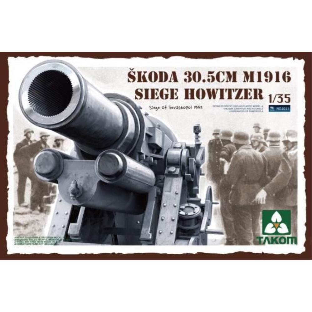 TAKOM MODEL: 1:35 Skoda 30,5cm M1916 Siege Howitzer