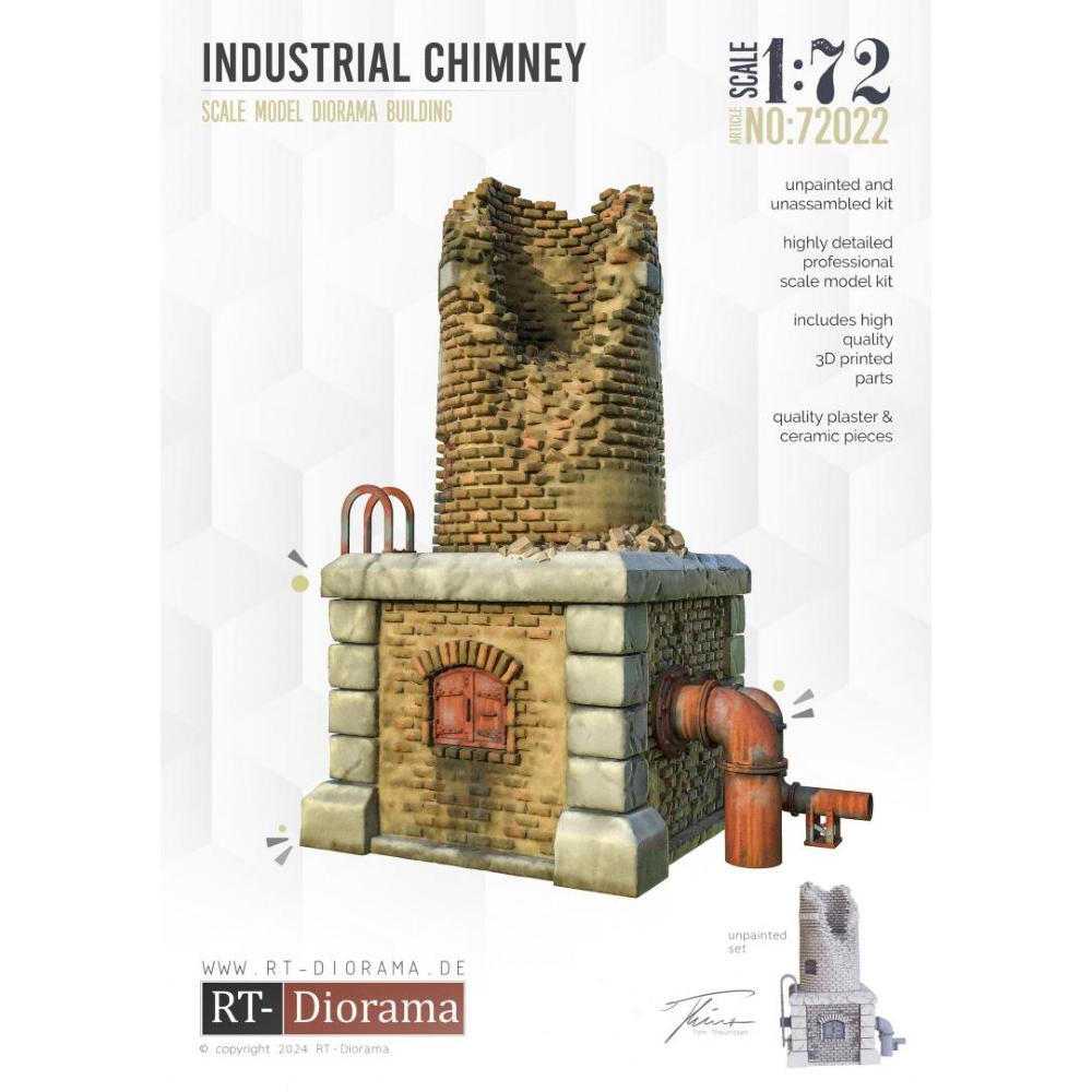 RT-DIORAMA: 1:72; Industrial chimney