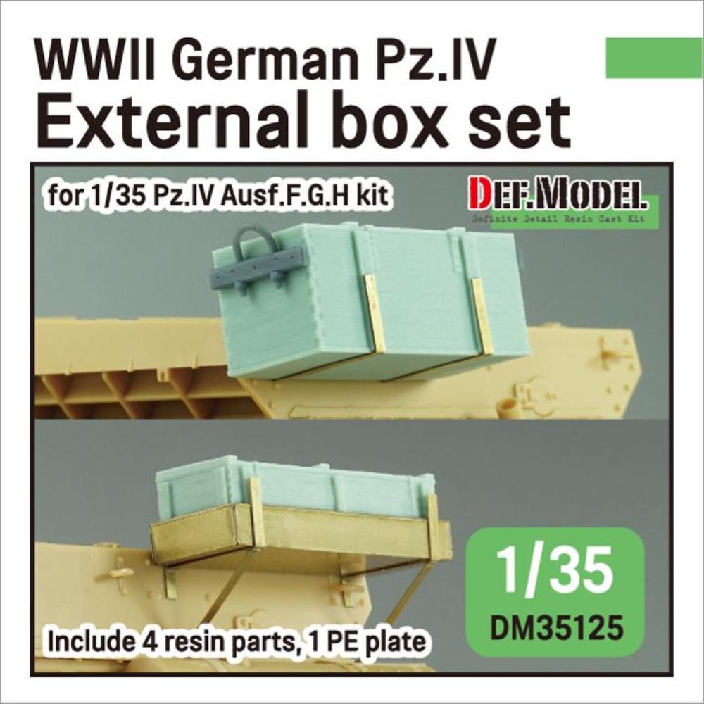 DEF MODEL: 1:35 Panzer IV External box set (Ausf. F / G / H)