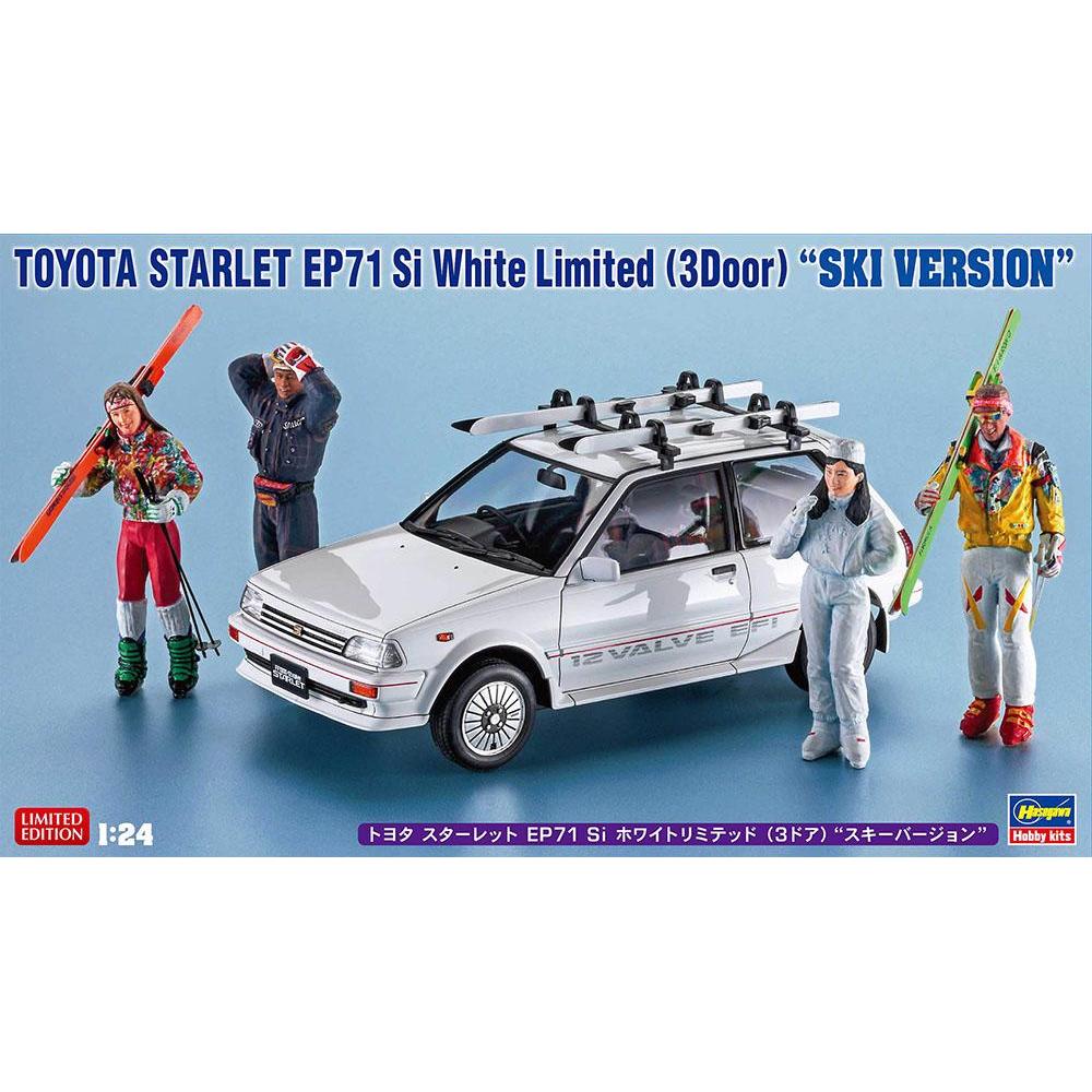 HASEGAWA: 1:24 Toyota Starlet EP71 Si (3door) "Ski Version"