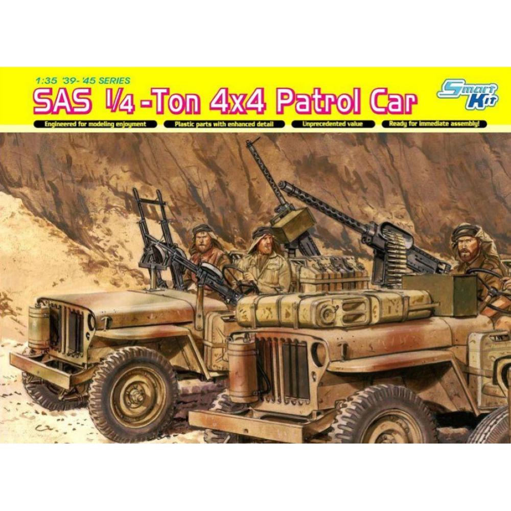 DRAGON: 1:35 SAS 1/4-Ton 4x4 Patrol Car ~ Smart Kit
