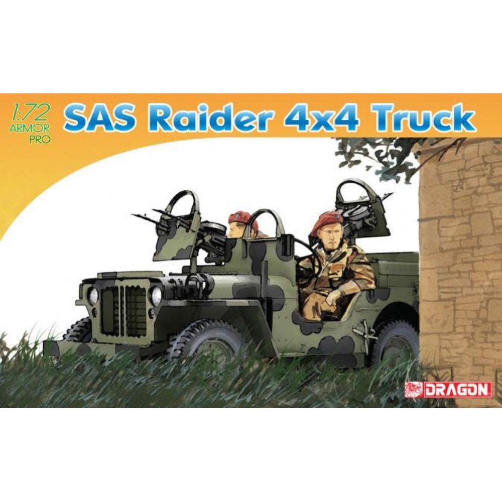DRAGON: 1:72 SAS Raider 4x4 Truck
