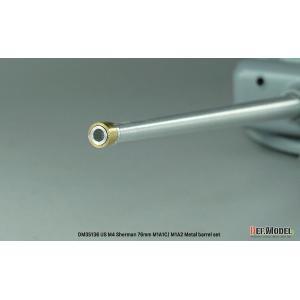 DEF MODEL: 1:35 US M4 Sherman 76mm M1A1C/M1A2 Metal barrel set