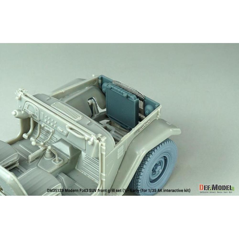 DEF MODEL: 1:35 FJ43 front grill set (2) Late (for AK interactive)
