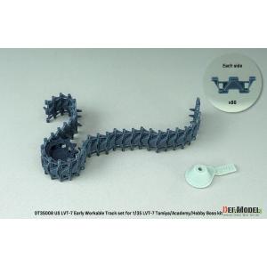 DEF MODEL: 1:35 US LVT-7 Early Workable Track set (for 1/35 LVT-7)