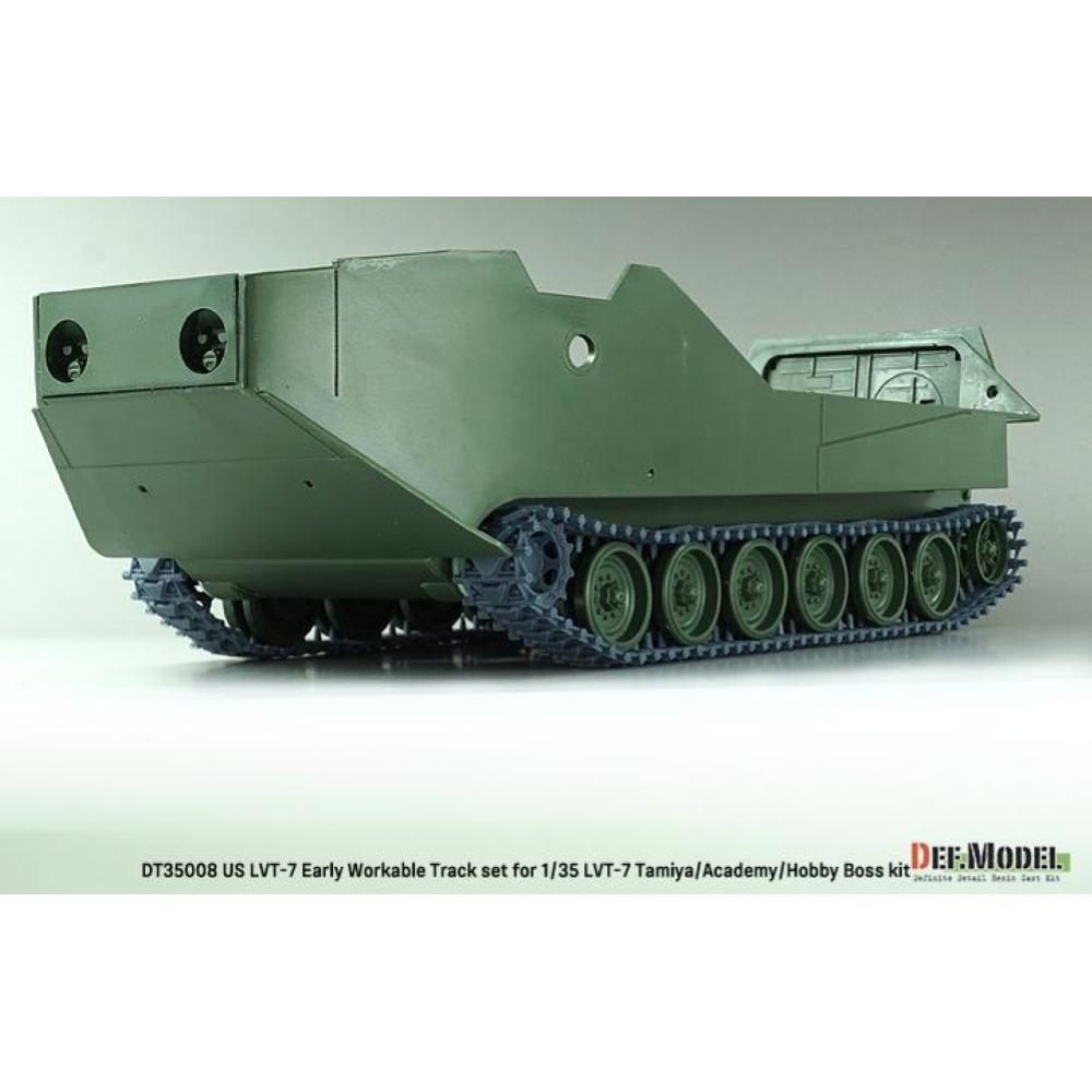 DEF MODEL: 1:35 US LVT-7 Early Workable Track set (for 1/35 LVT-7)