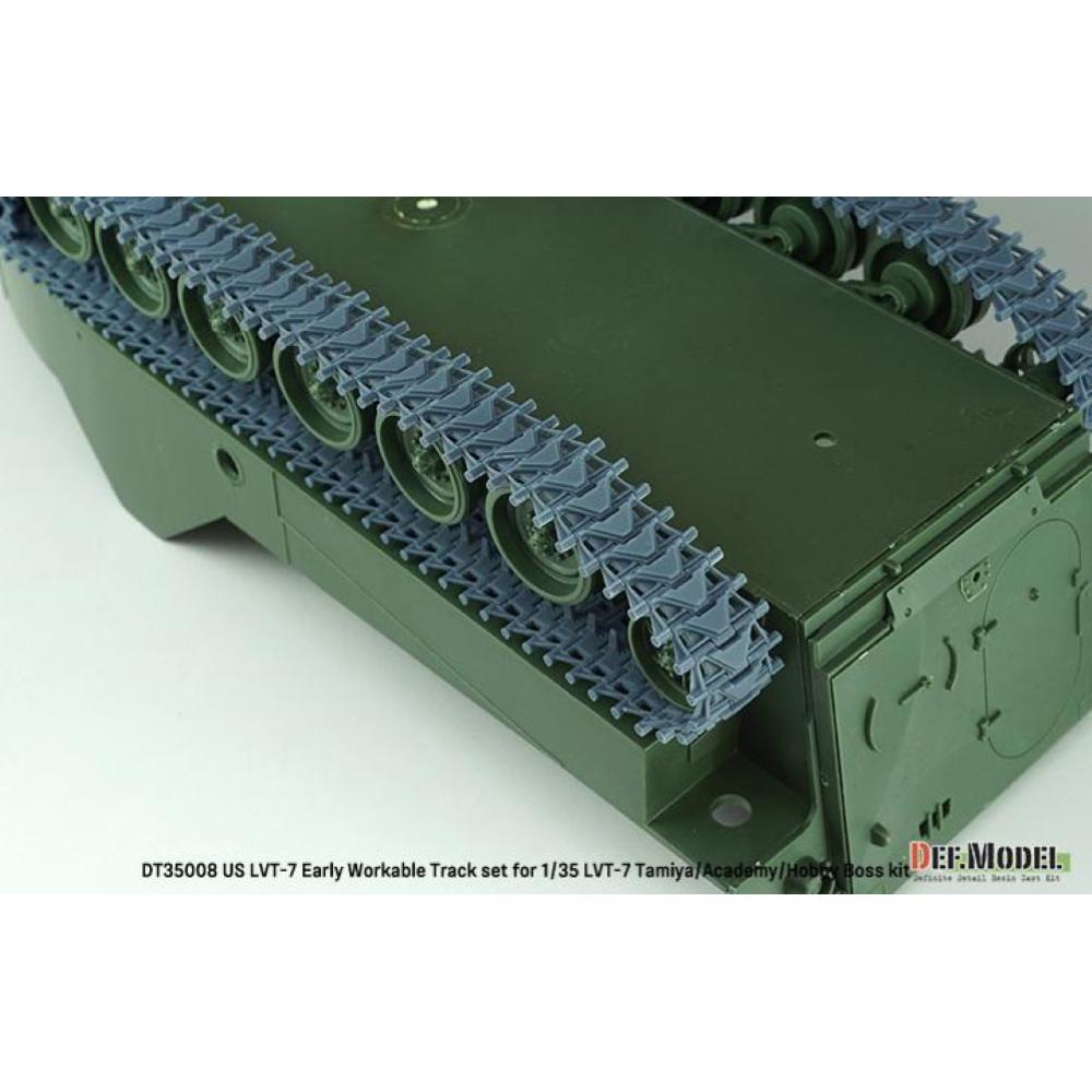DEF MODEL: 1:35 US LVT-7 Early Workable Track set (for 1/35 LVT-7)