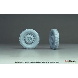 DEF MODEL: 1:35 Trippel SG.6 Sagged wheel set (for Das Werk)