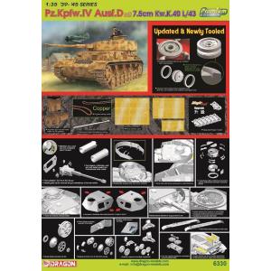 DRAGON: 1:35 Panzer IV Ausf.D mit 7,5cm KwK40 L/43 upgunned